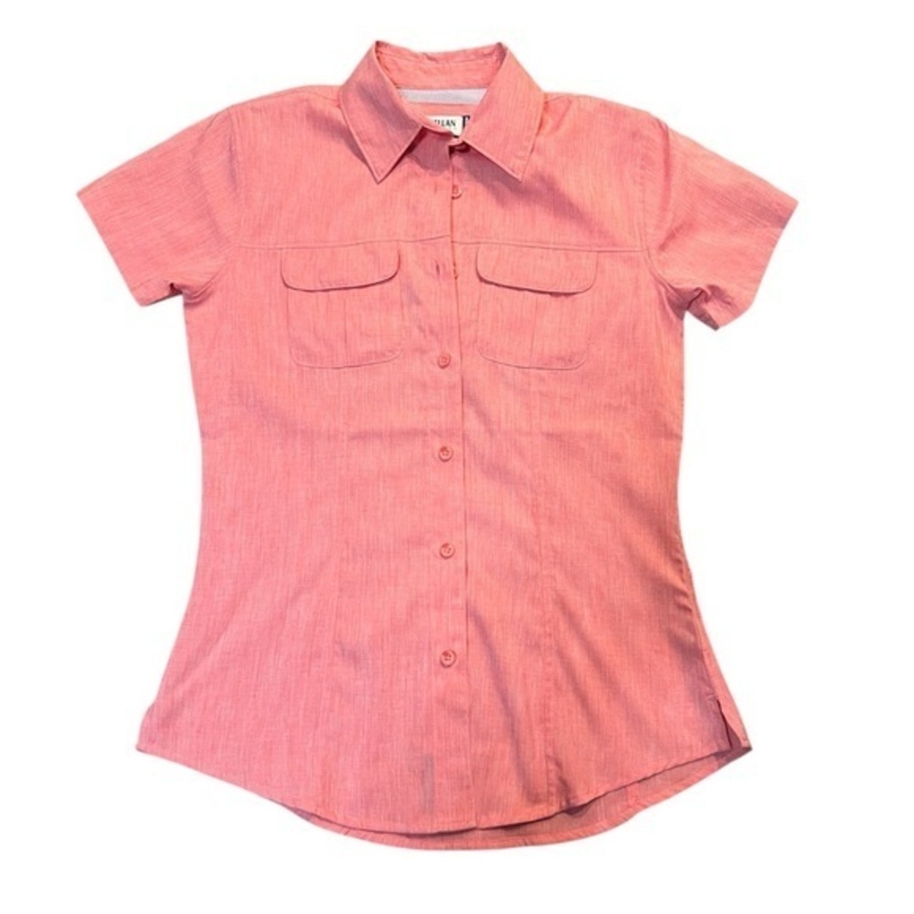 Magellan’s Women's Fish Gear Classic Fit Pink Button-Up Shirt Size XS